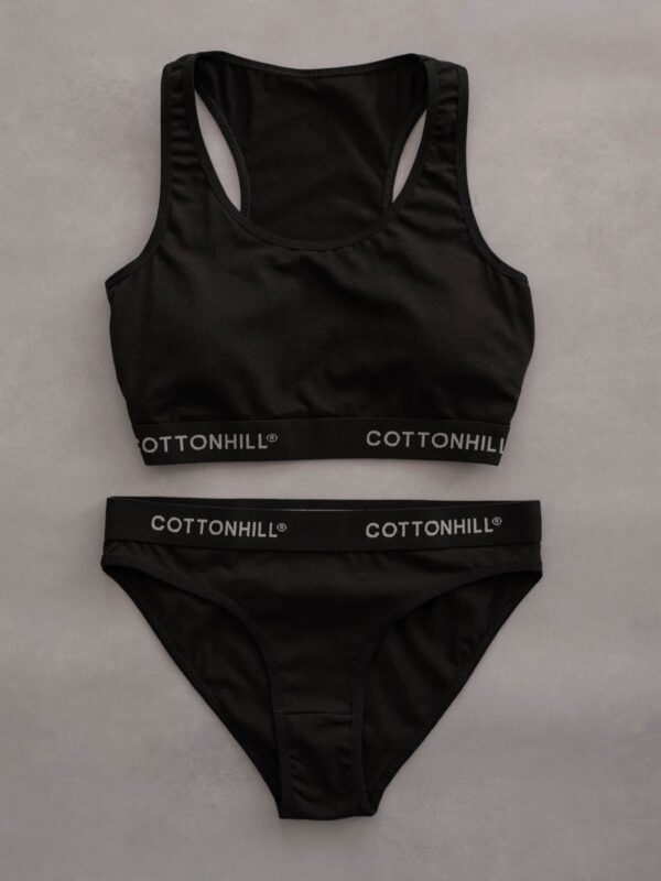 Dvodjelni set CottonComfy - crni