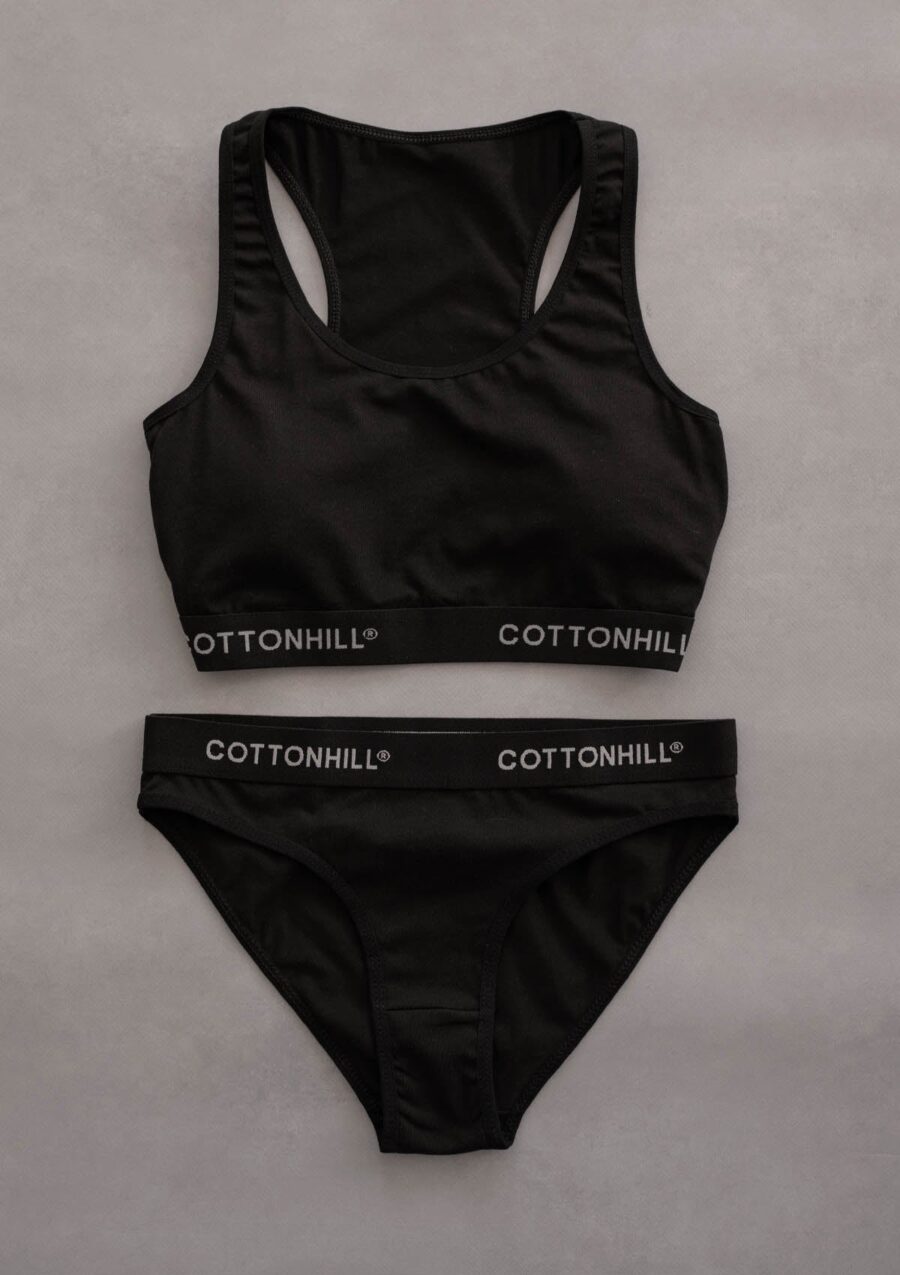 svLvZK7Eo8ezRYvU91Q-n Dvodjelni set CottonComfy - crni - Slika 1