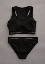 Dvodjelni set CottonComfy - crni - Slika 2