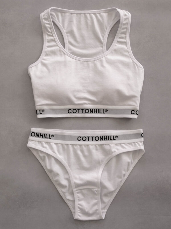 Dvodjelni set CottonComfy - bijeli