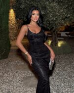 Midi haljina Flavia - crna