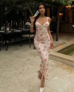 Midi haljina Molly - cvijetni uzorak - Slika 2