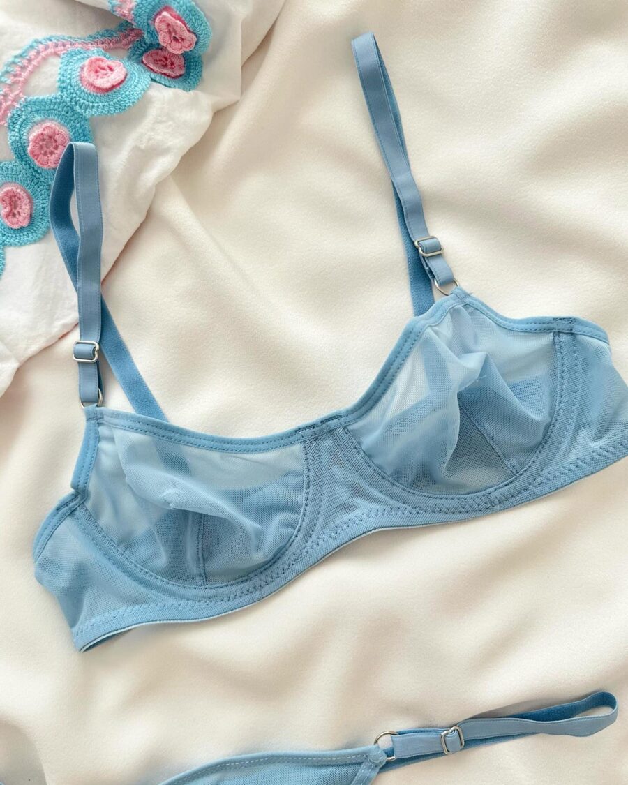 Dvodjelni set Mesh - baby plavi - Slika 2