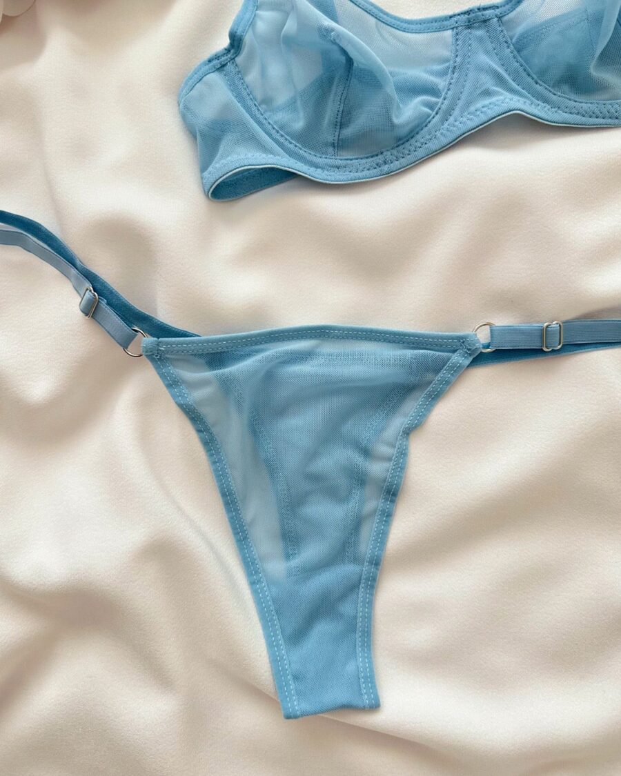 Dvodjelni set Mesh - baby plavi - Slika 3