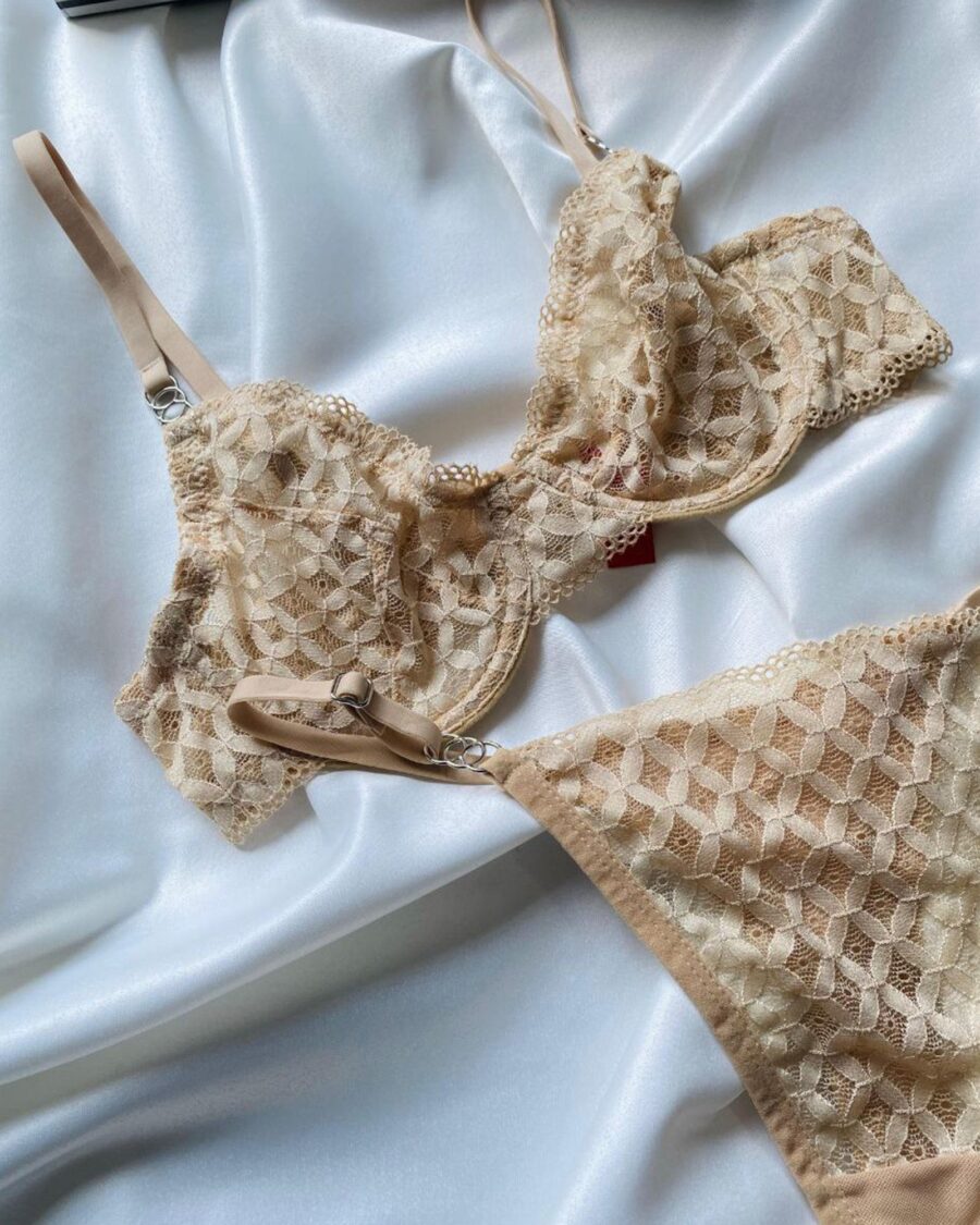 0TBA7pDMKoZYsuR4cEdg1 Lingerie set Retro - bež - Slika 1