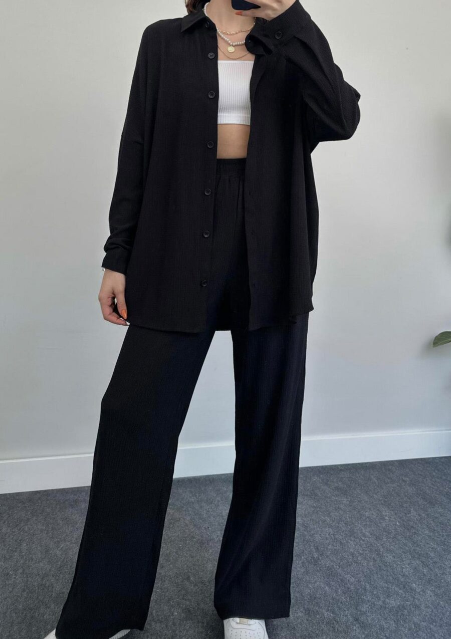 Dvodjelni set Bonzo - crni - Slika 2