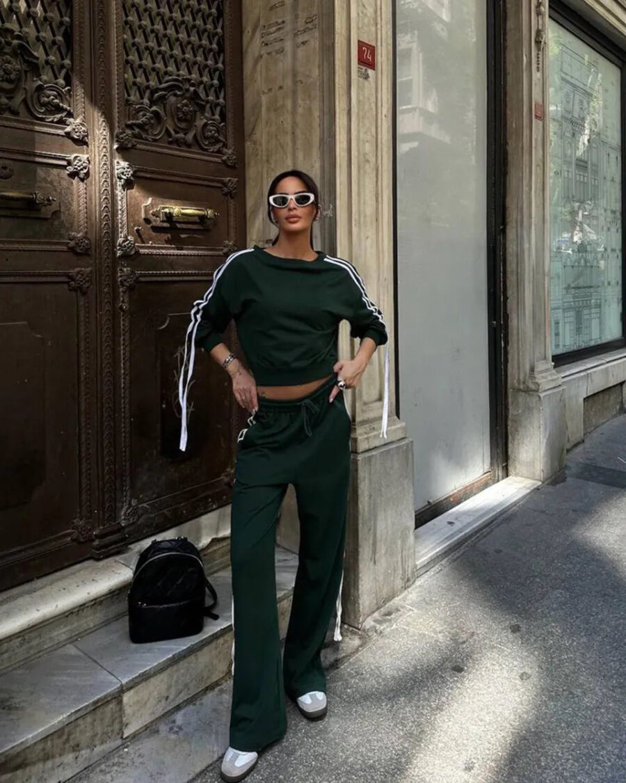 Dvodjelna trenerka Gwen - zelena - Slika 1