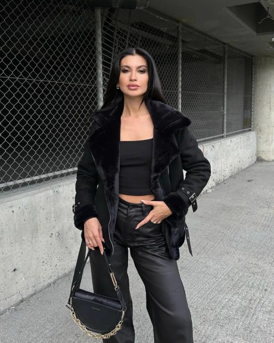 szYbo8-5q8F5MAP4iFBx_ Oversize jakna Barbara - crna - Slika 1