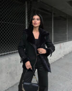 Oversize jakna Barbara - crna - Slika 3