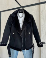 Oversize jakna Barbara - crna - Slika 4