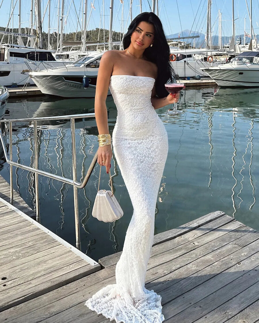 gUtG4tkH9SX_Oy-UvMq2x Maxi haljina Elodie - bijela - Slika 1