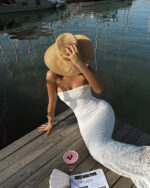 Maxi haljina Elodie - bijela - Slika 5