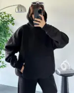 Dvodjelna termo trenerka Gale - crna - Slika 3