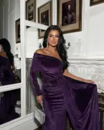 Maxi haljina Freya - ljubičasta - Slika 3