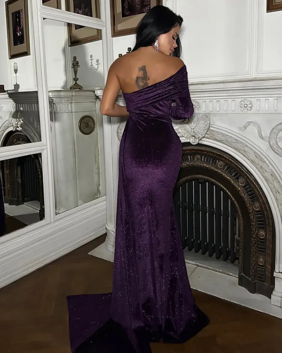 Maxi haljina Freya - ljubičasta - Slika 4