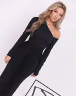 Maxi haljina Harmony - crna - Slika 2