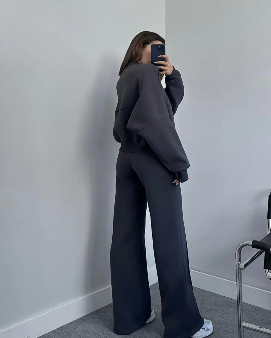 Dvodjelna termo trenerka Mars - antracit - Slika 4