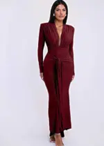 Maxi haljina Amanda - bordo