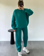 Dvodjelna termo trenerka Olivia - zelena - Slika 6