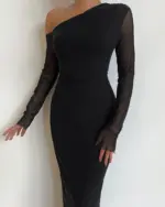 Midi haljina Judson - crna - Slika 4