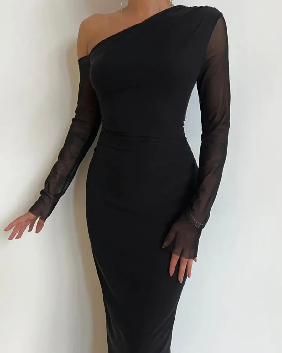 Midi haljina Judson - crna - Slika 4