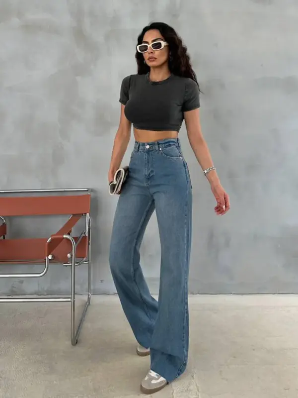 Farmerice široka nogavica