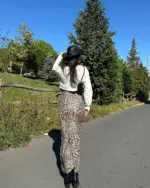 Maxi suknja Pamina - leopard print - Slika 4