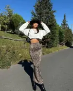 Maxi suknja Pamina - leopard print - Slika 5