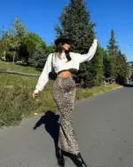 Maxi suknja Pamina - leopard print - Slika 3