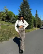 Maxi suknja Pamina - leopard print - Slika 7