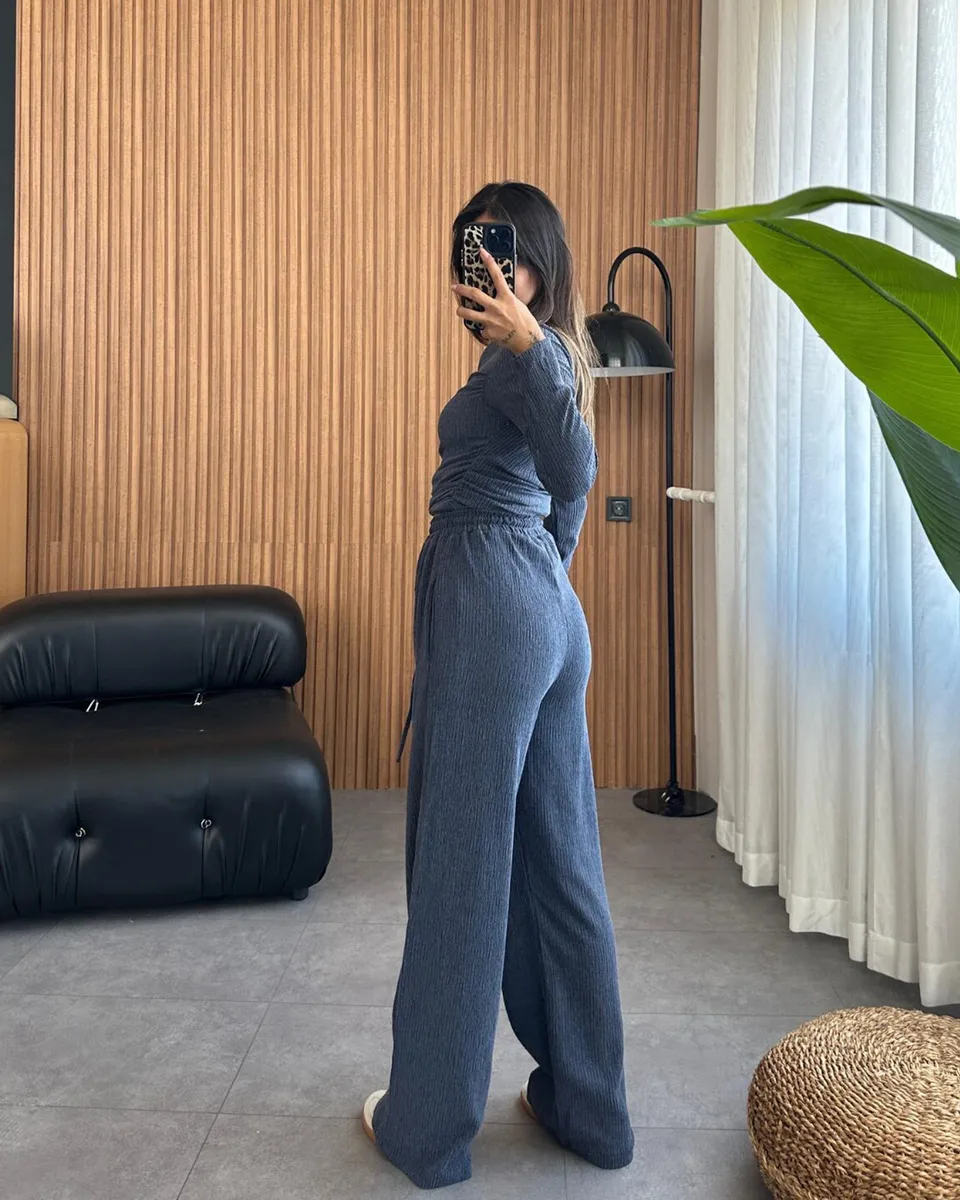 Dvodjelni set / komplet Brielle - indigo - Slika 2