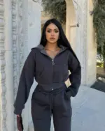 Dvodjelna termo trenerka Nols - antracit - Slika 4