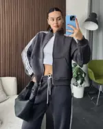 Dvodjelna trenerka Nervio - antracit - Slika 2