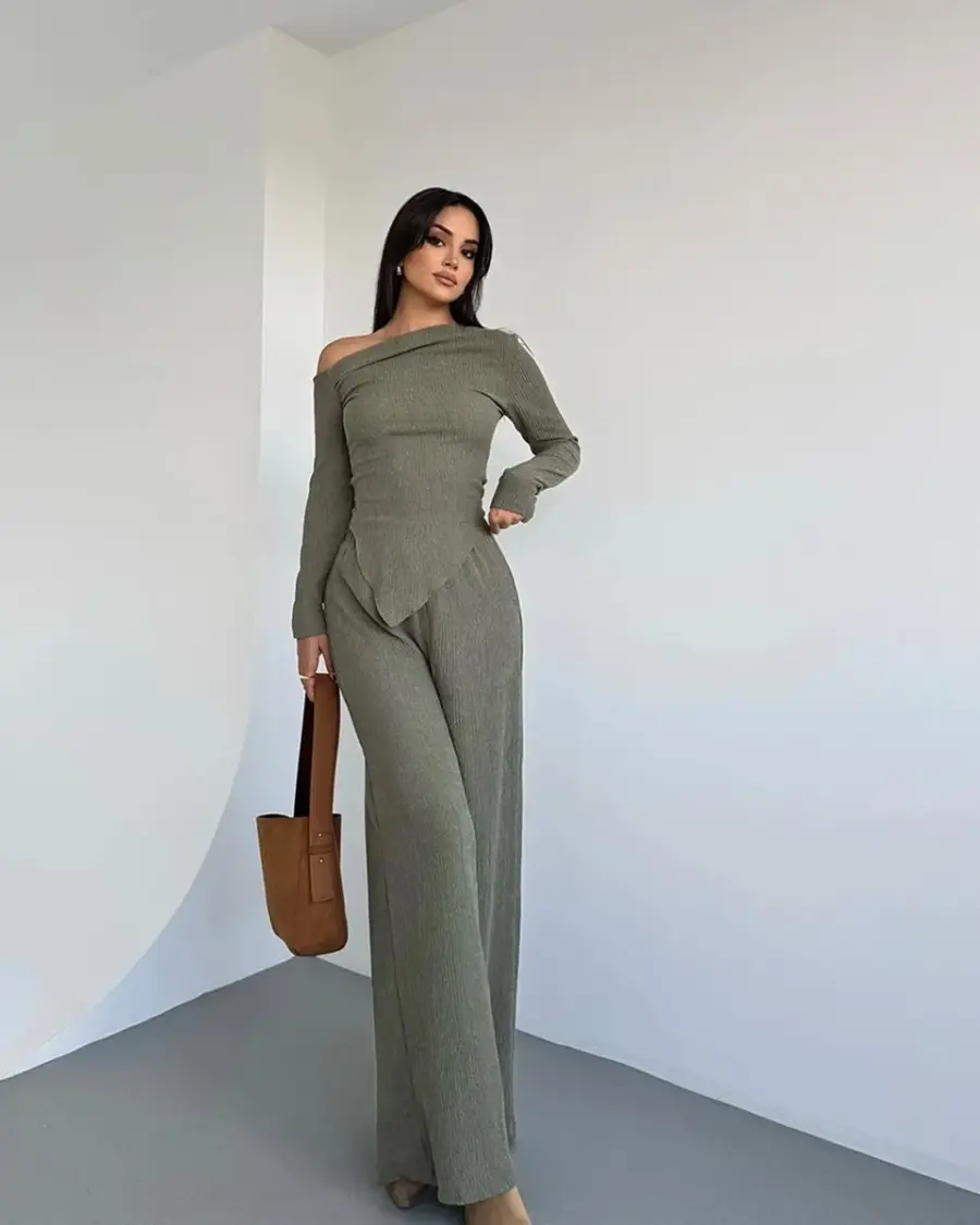 Dvodjelni set Erica - zeleni - Slika 2