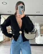 Džemper Amani - crni - Slika 3