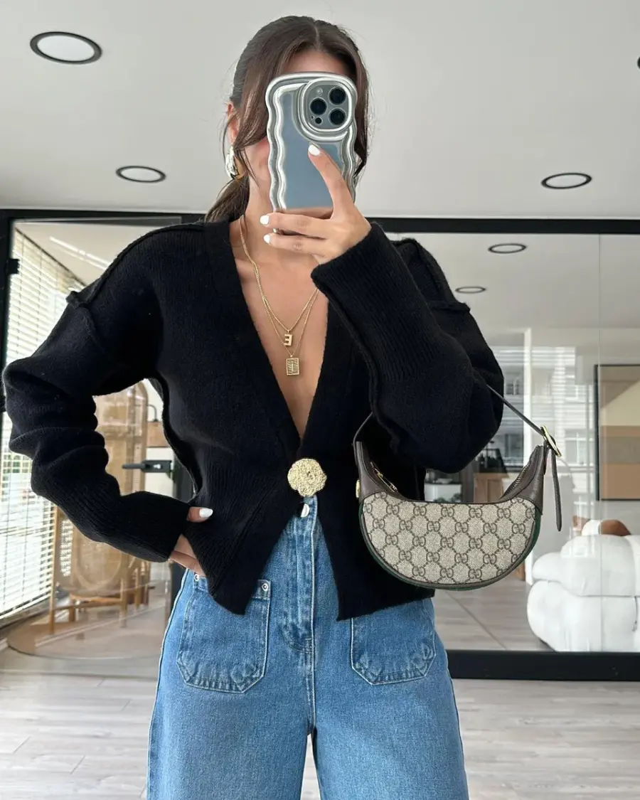 Džemper Amani - crni - Slika 3