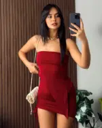 Dvodjelni set Rue - bordo - Slika 3