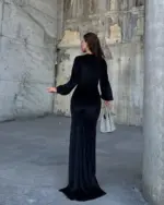 Maxi haljina Heloisa - crna - Slika 4