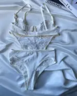 Lingerie body Love - bijeli - Slika 3