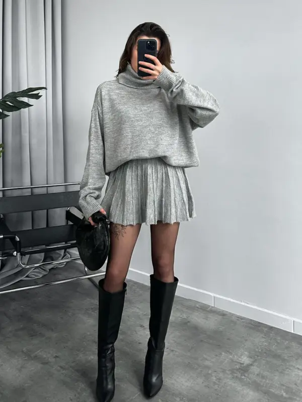 dvodjelni pleteni set