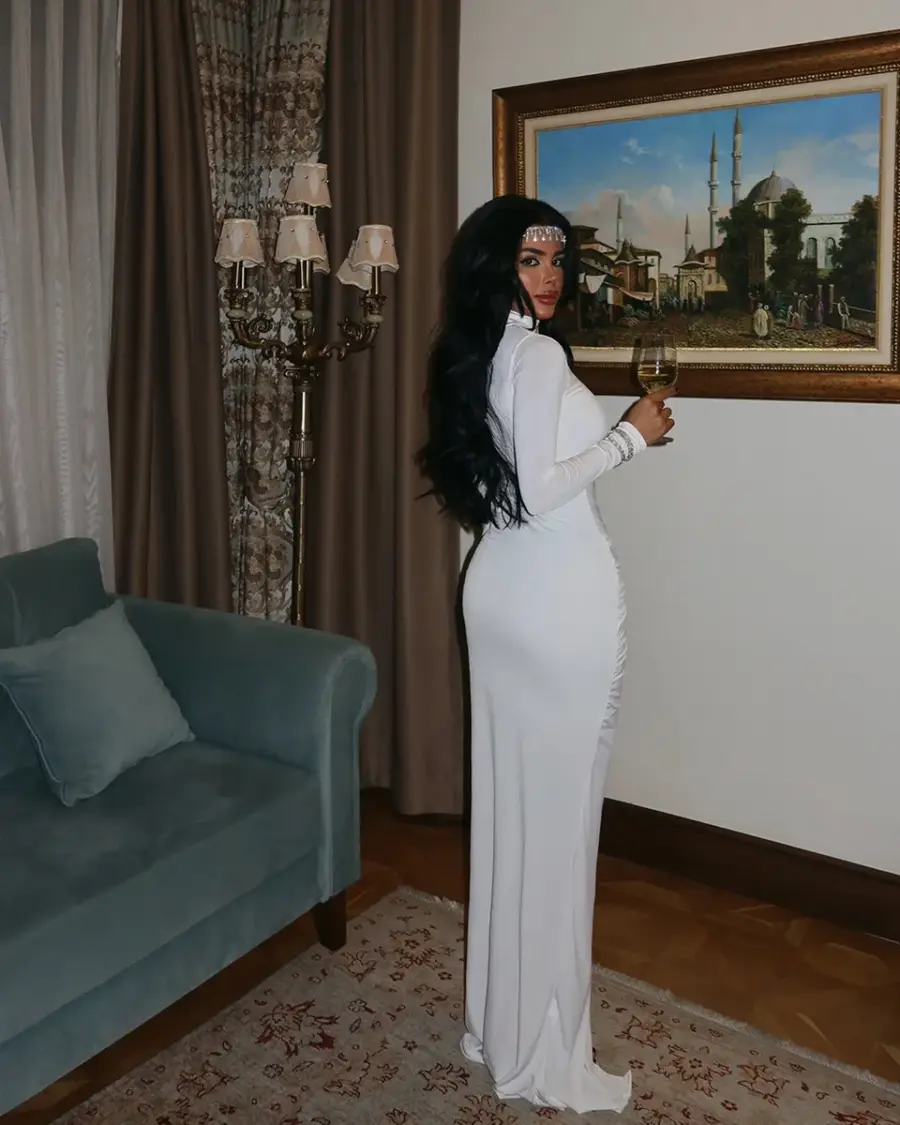 Maxi haljina Tedra - bijela - Slika 5