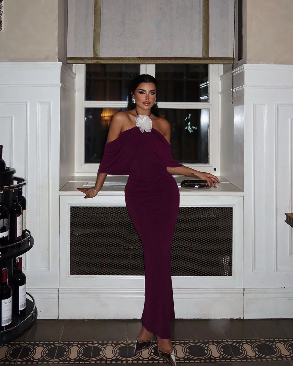 Midi haljina Lai - ljubičasta - Slika 4