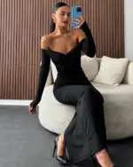 Maxi haljina Clarice - crna - Slika 3