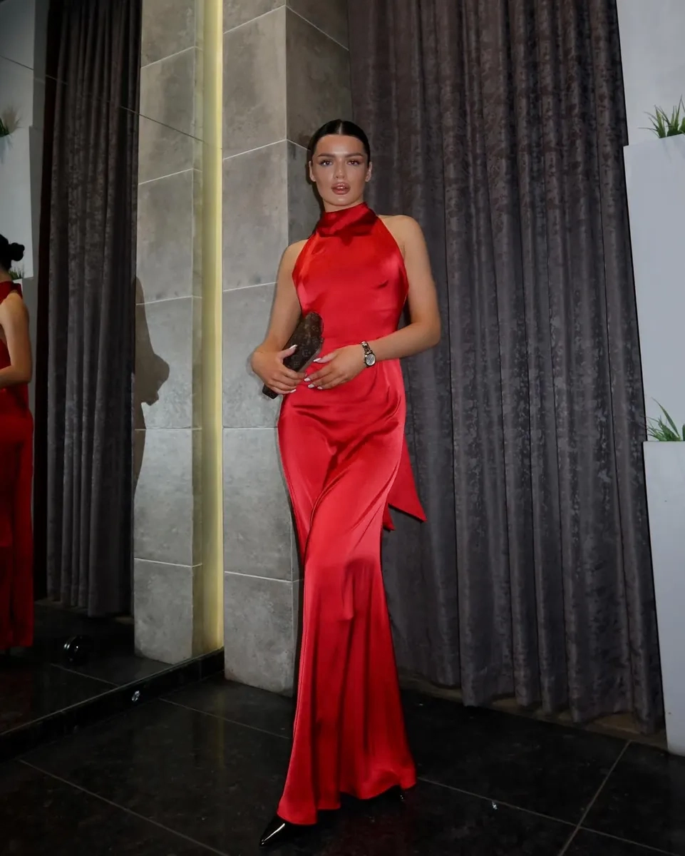 Maxi haljina Aldonsa - crvena