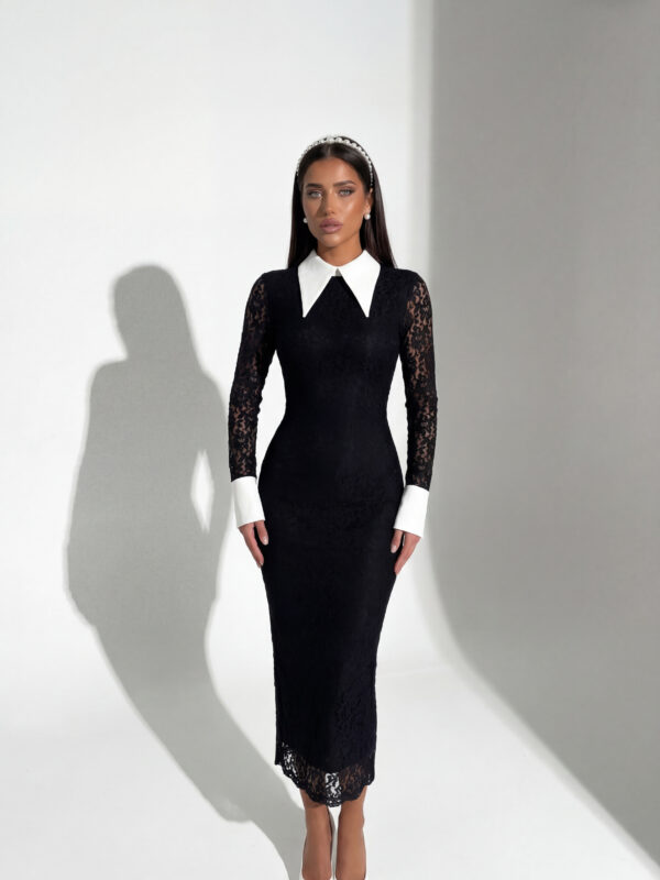 Midi haljina Beatrice - crna