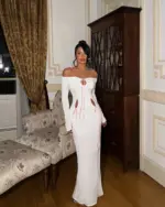 Maxi haljina Pablo - bijela - Slika 2