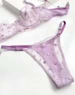 Dvodjelni lingerie set Hadley - lila - Slika 4