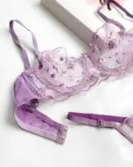 Dvodjelni lingerie set Hadley - lila - Slika 5