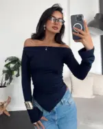 Majica Wren - tamnoplava - Slika 2