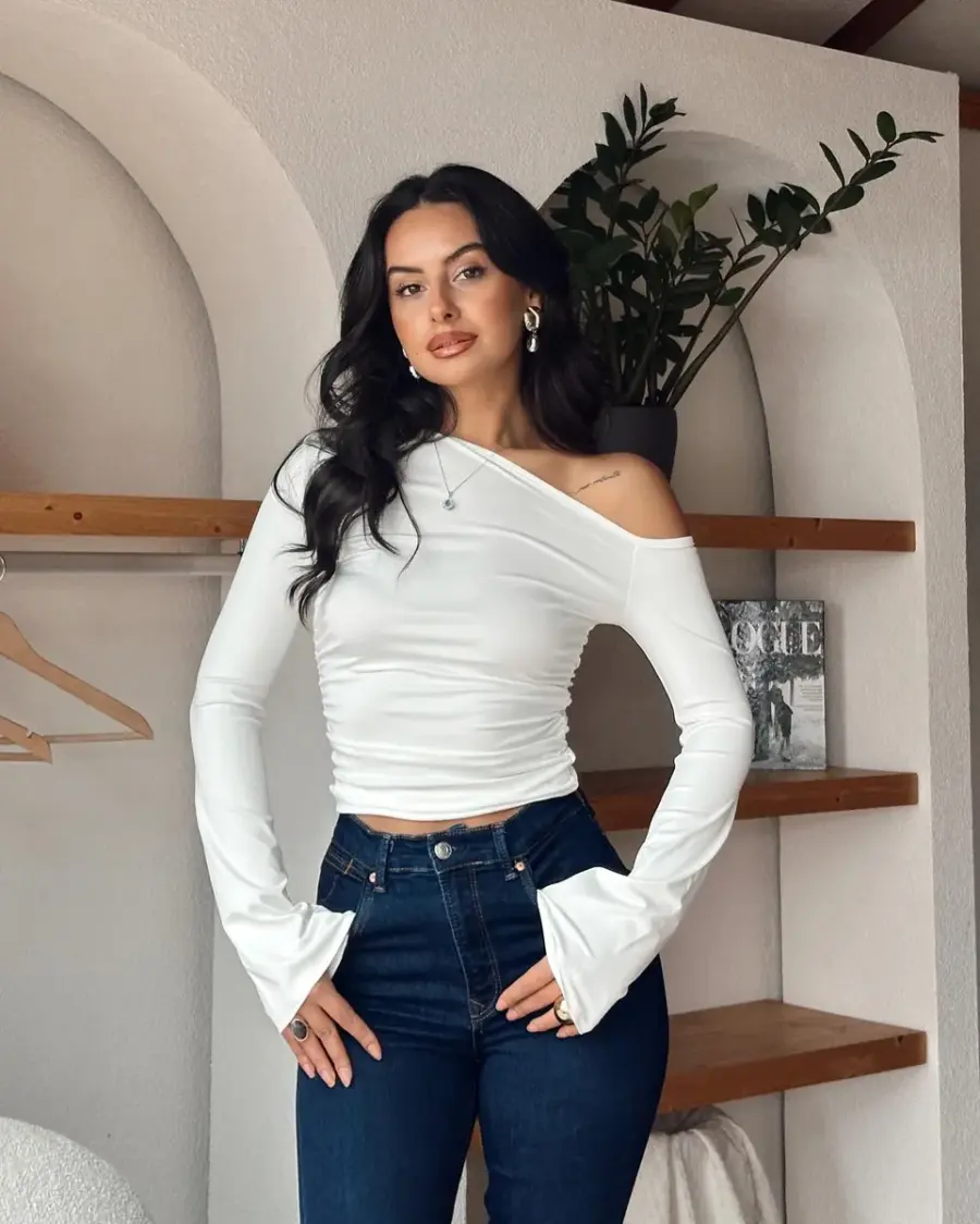 Majica Quilla - bijela - Slika 4